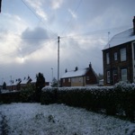Snowy Street Photo